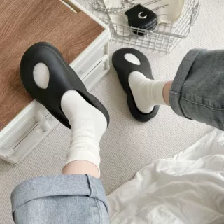 白色无骨月子袜子女中筒袜纯棉春秋款黑色夏季堆堆长筒袜芭蕾风