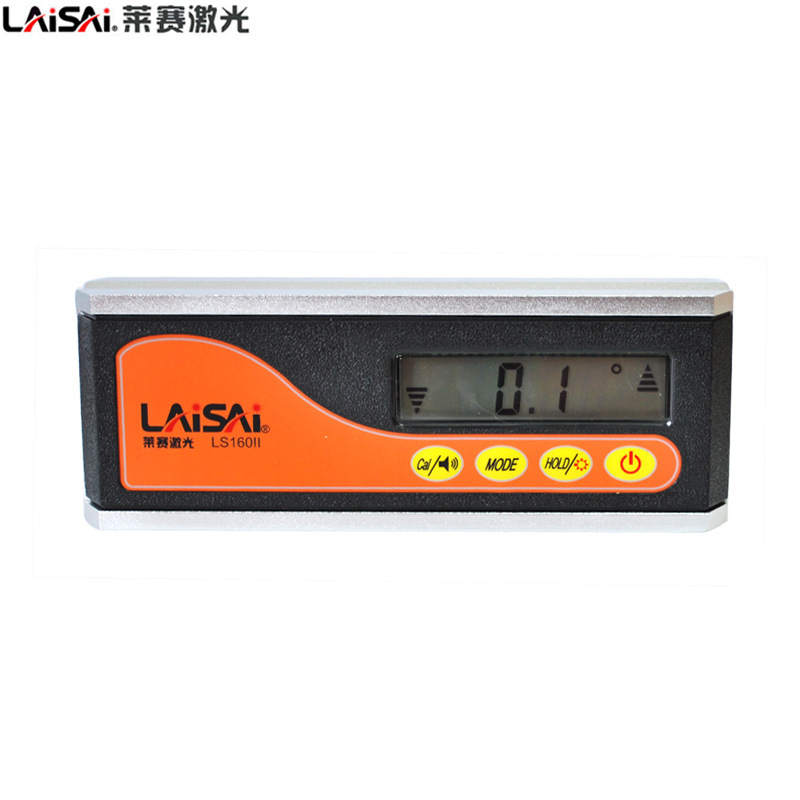 LAiSAi莱赛LAISAI数字显示水平尺LS160II坡度测量 数显水平仪 带