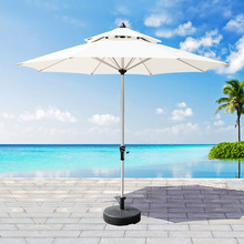 庭院傘戶外太陽傘沙灘傘室外咖啡廳休閑遮陽傘防雨陽台鋁中柱大傘