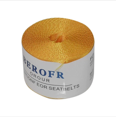 Other Automotive Safety Supplies, Modification Seat Belt 4.8cm - yellowone-roll-36m