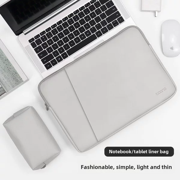 Laptop Liner Bag Protective Cover Pu Leather Computer Bag Bubble Wrap Suitable for Lenovo Apple Huawei Asus
