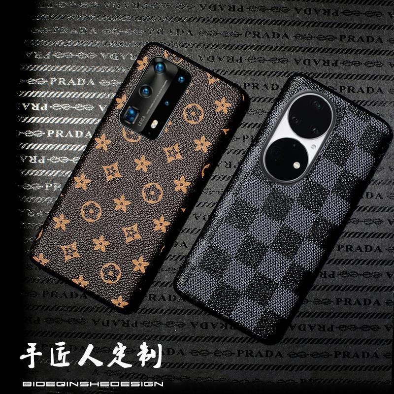Protective Case for Huawei Fashion Brand Huawei P50 Glory 50 Classic Old Flower P60pro Leather Half Bag Glory 60 Protective Case for Huawei Fashion Brand Huawei P50 Glory 50 Classic Old Flower P60pro Leather Half Bag Glory 60