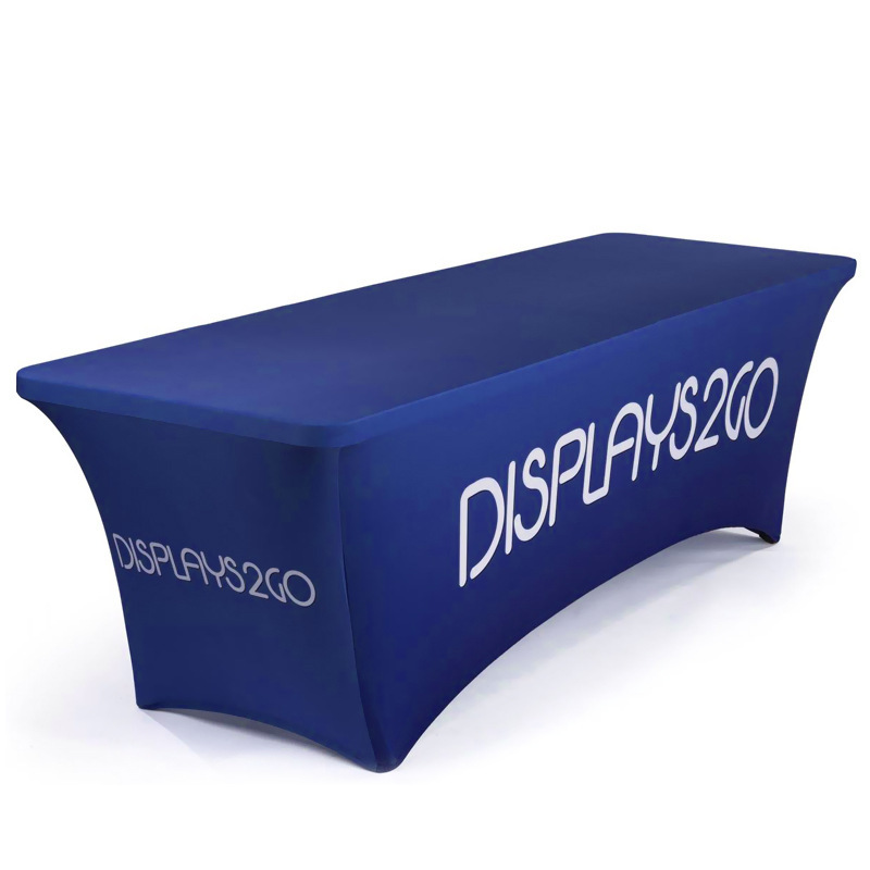 Fabricantes directos al por mayor personalizados publicidad impresión de exhibición de conferencias para empujar la mesa de publicidad cubierta de mesa portátil image 6