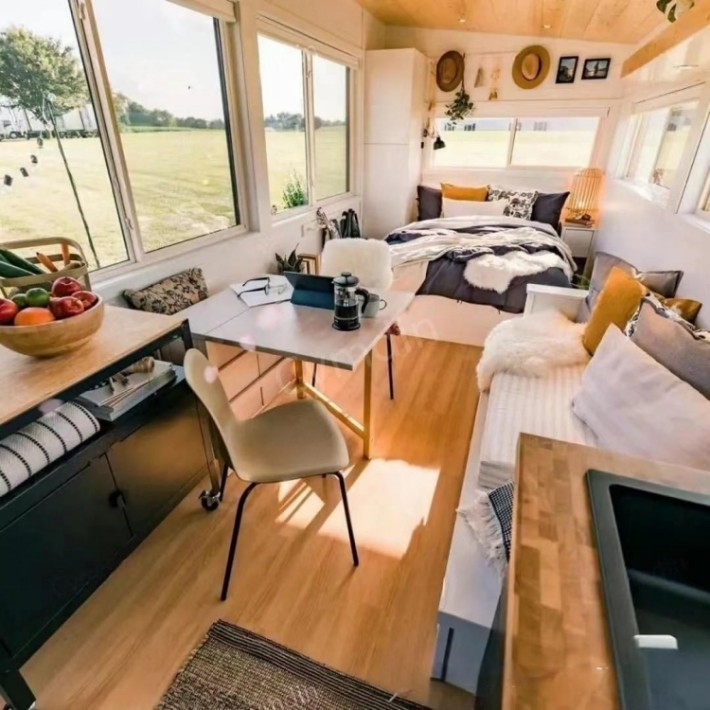 Creative Internet Red Residencial de dos pisos con estructura de acero Contenedor Villa Diseño residencial modular prefabricado móvil