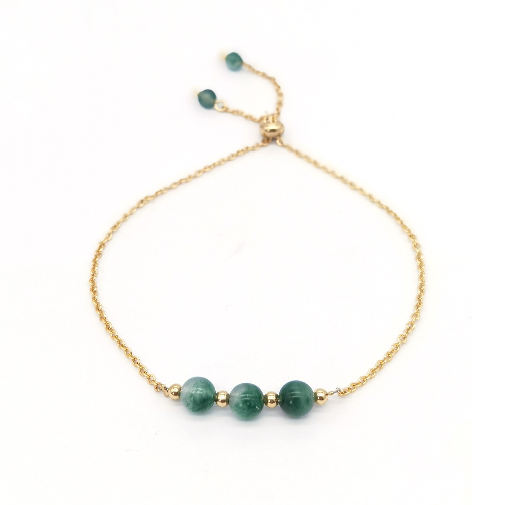 Natural Agate Gemstone Bracelet For Women,Fashionable Design,Korean Style,Simple And High-end,Personalized Adjustable Bracelet