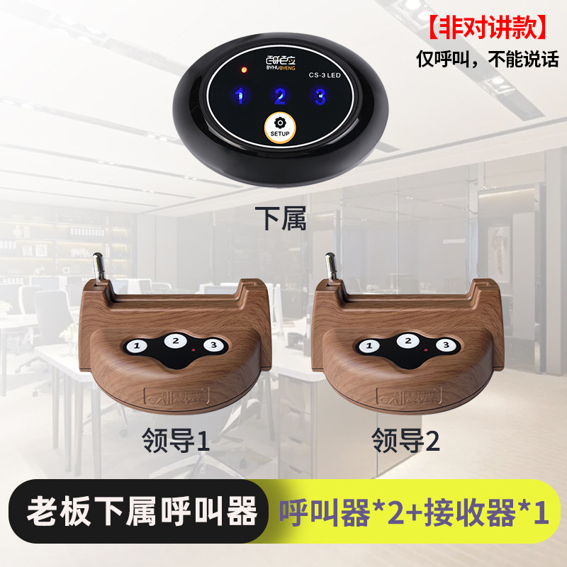 2 호출 및 1 강화 모델(두 명의 리더 호출 및 1 명의 하위 속임수) 비인터콤 모델