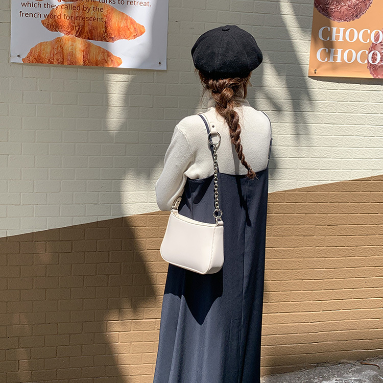 New niche design with high-end underarm stick bag, street PU single shoulder handbag, women's trend_voghion.com