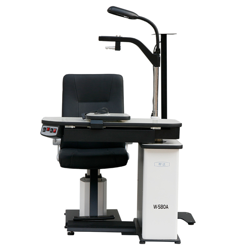 Weizhen equipo de Optometría Gang da W-580A optometría integral mesa de combinación gafas tienda mesa de trabajo mesa de elevación eléctrica