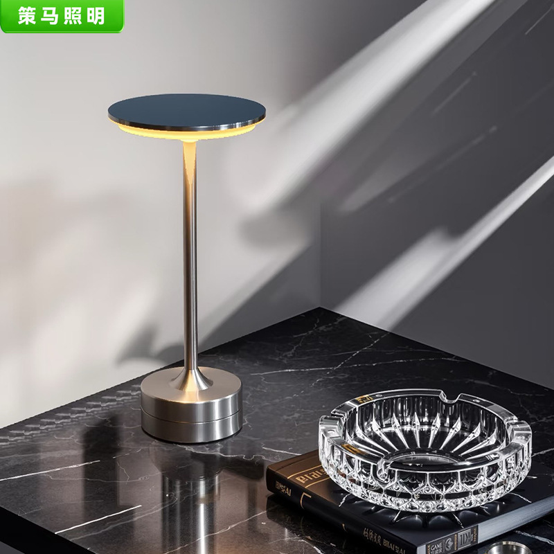 酒吧餐厅北欧氛围灯创意咖啡馆充电户外露营台灯夜灯吧桌子灯|undefined