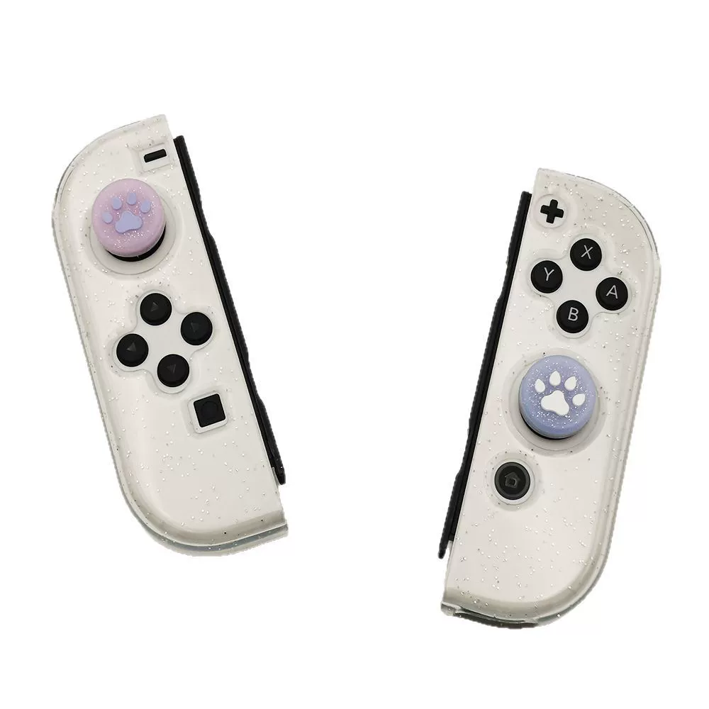Switch OLED Flash Powder Case для NS OLED GM JoyCon Flash Crystal Powder Защитный чехол ручки