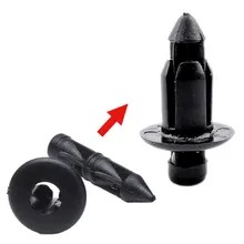 Подходящий для мотоцикла Honda Suzuki Kawasaki Kawasaki пластиковая заклепка панель вирьальный крепеж винт зажим