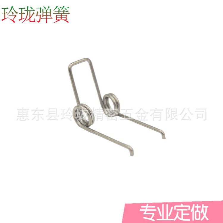 厂家供应3 04不锈钢扭转弹簧 玩具异型扭转弹簧 夹子双扭扭转弹簧
