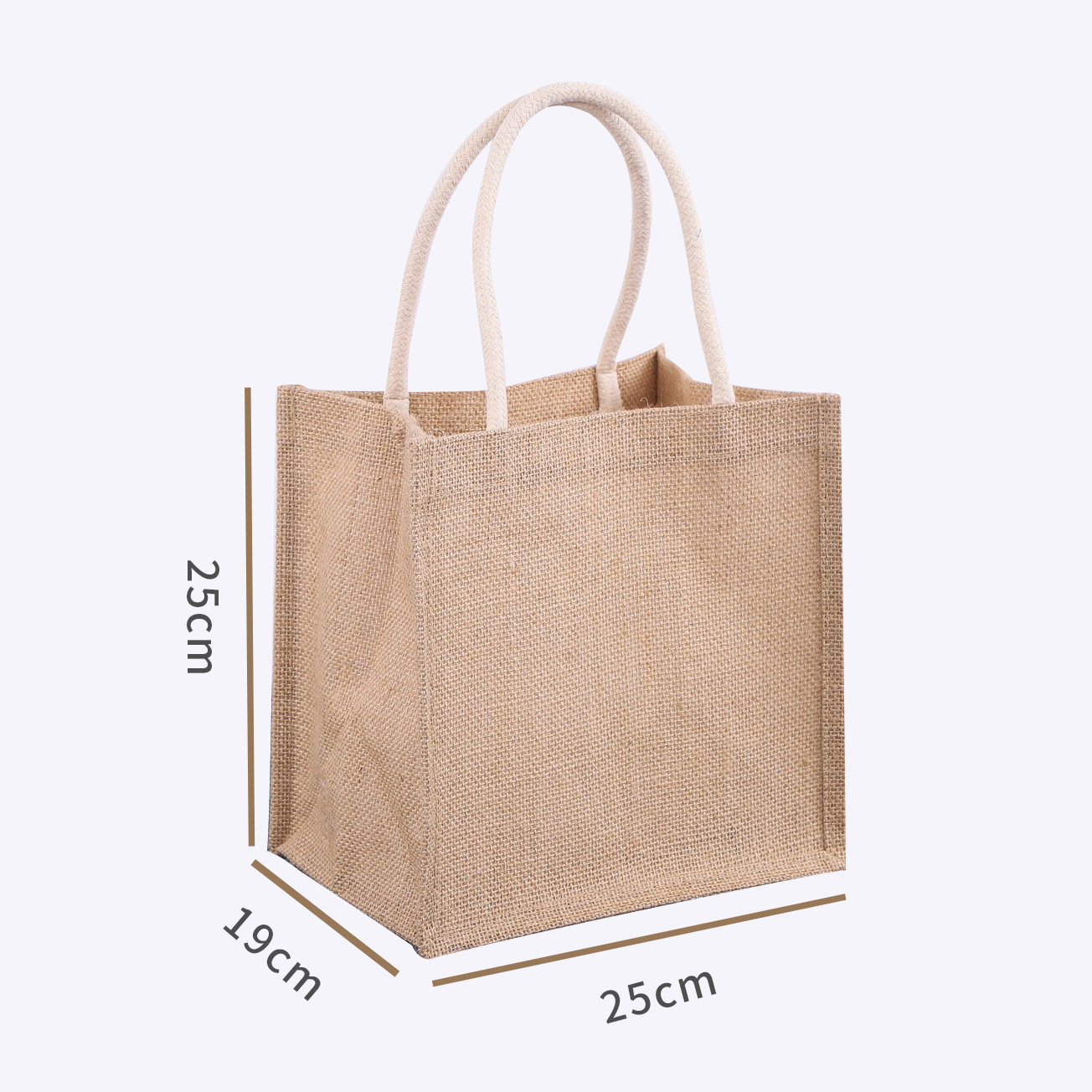 Bolsas de lino retrógradas en blanco pintadas bolsas de lino de gran capacidad personalizadas simples bolsas de lino de mano personalizadas