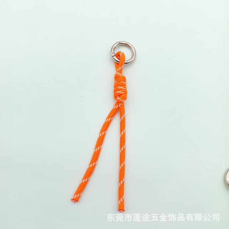 双色编织打结手机挂绳手工配件钥匙扣材料挂件玩具包包小挂饰吊绳|undefined