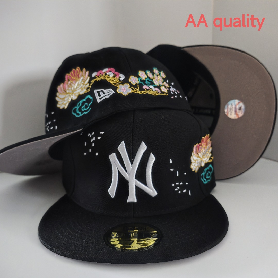 Gorra de béisbol de la liga de equipos de comercio exterior transfronterizo, novedad 2026, superventas, con patrón AA, de ala plana, a la moda y de talla estándar.