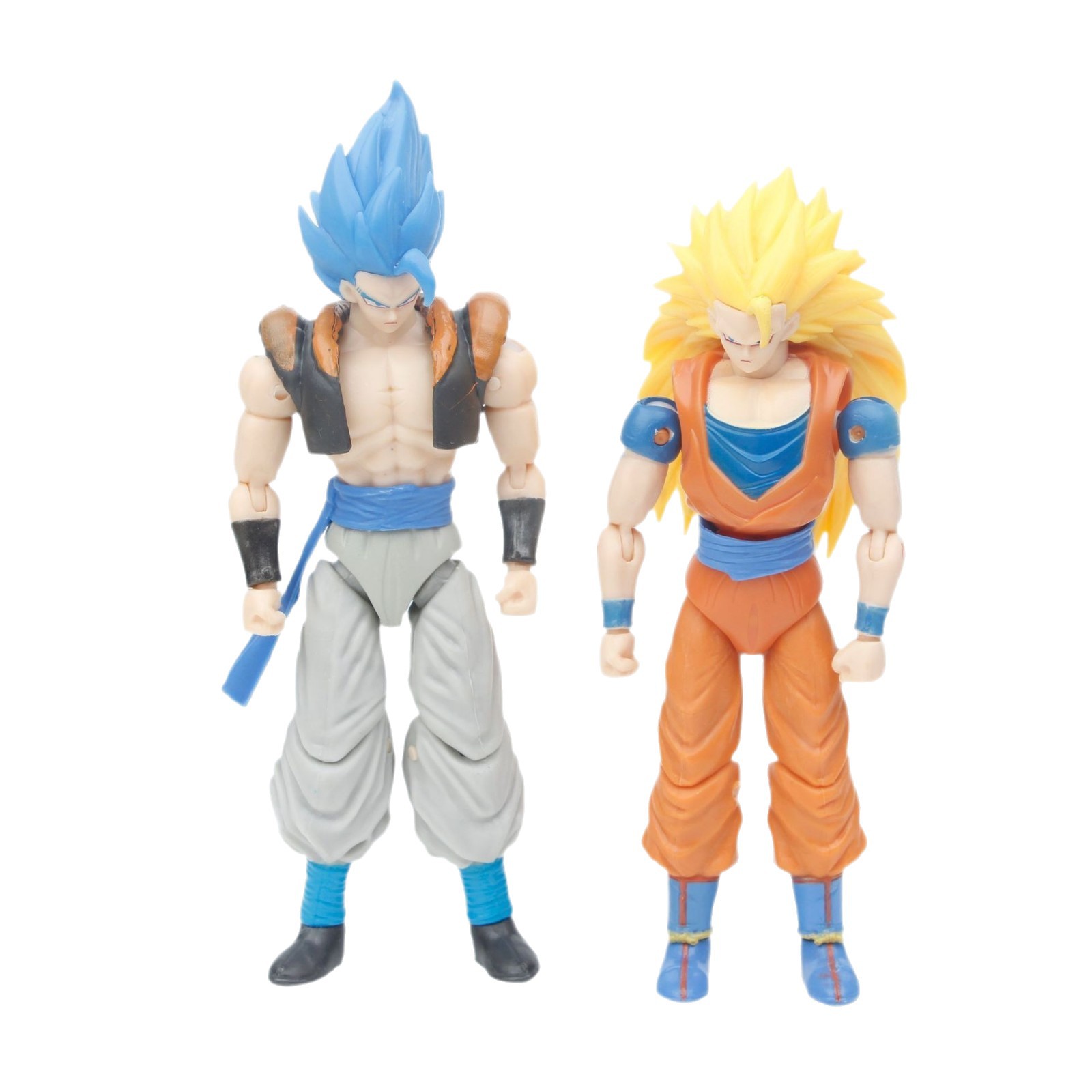 La articulación se puede mover versión simple Dragon Ball Black Haior Wukong caja de color ventana abierta azul Dragon Ball caja modelo de figura al por mayor