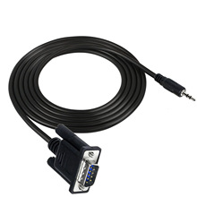 B9���^�DDC3.5mm���^����RS232�B�Ӿ�db9���D3.5mm DB9M�DDC3.5mm