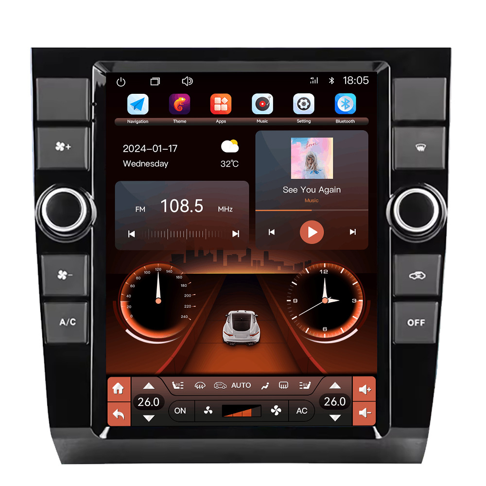 Shiyong 2008-2012 for A3 Cross-border Car GPS Car Smart Integration (Other Automotive Communications) - 8-core-8g128gcp