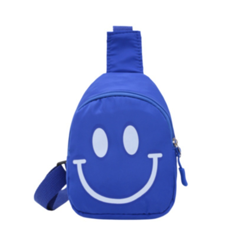 Bolso de pecho sonriente para niños Bolso de hombro para bebé Bolso pequeño para bebés Bolso diagonal para niñas Bolso de moda al aire libre para niños