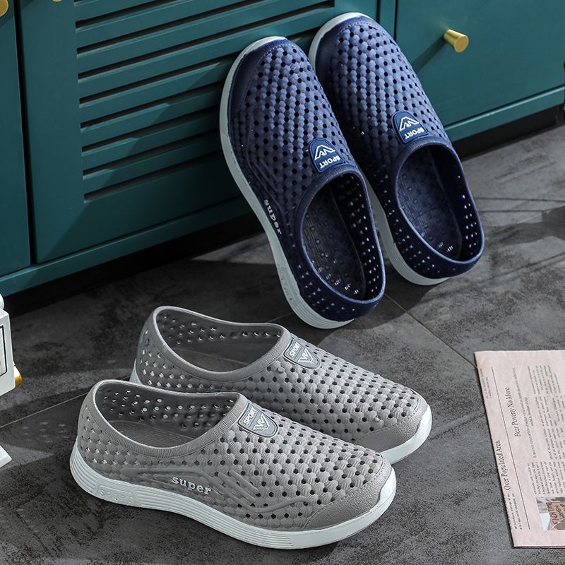 Men's New Style Sandals, Clogs, Men's Kitchen Work Safety Non-Slip Sandals, Soft Work Site Shoes, Men's Sandals Men's New Style Sandals, Clogs, Men's Kitchen Work Safety Non-Slip Sandals, Soft Work Site Shoes, Men's Sandals
