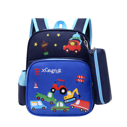 Foreign trade kindergarten school bag boy cartoon cute 3-6 years old large, medium and small class boys lightweight children's backpack