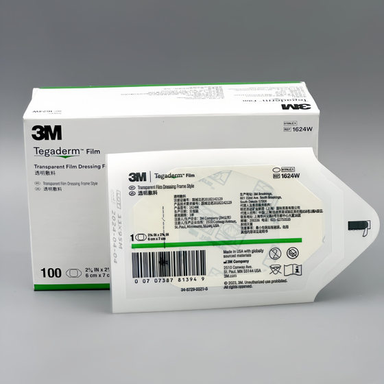 3M genuine goods transparent dressing 1624w wound dressing waterproof breathable medical film 1626w sterile dressing