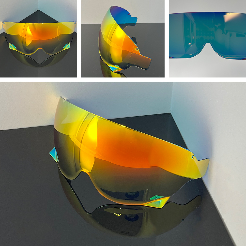 Jo Helmet Lens Is Compatible with Ex-Zero Cj-3 Internal Lens Retro Half Helmet Mirror Motorcycle Helmet Accessories