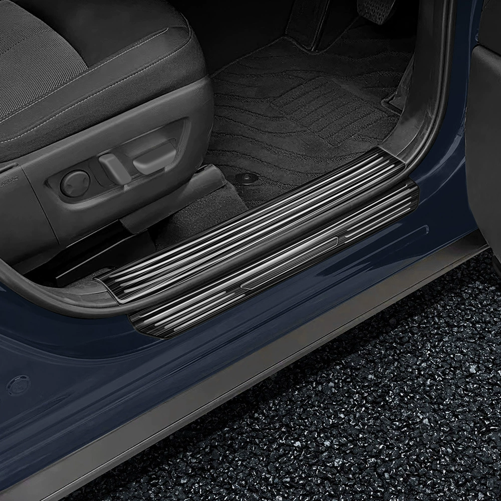 Подходит для 2022 MAZDA CX60 Встроенная Накладка на пороги MAZDA модификация накладки на пороги Декоративные наклейки аксессуары