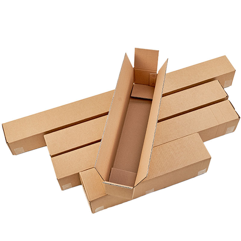 Extra duro de cartón largo al por mayor tubo de la lámpara paraguas Kite caña de pescar embalaje cartón rectangular expreso caja de papel de embalaje