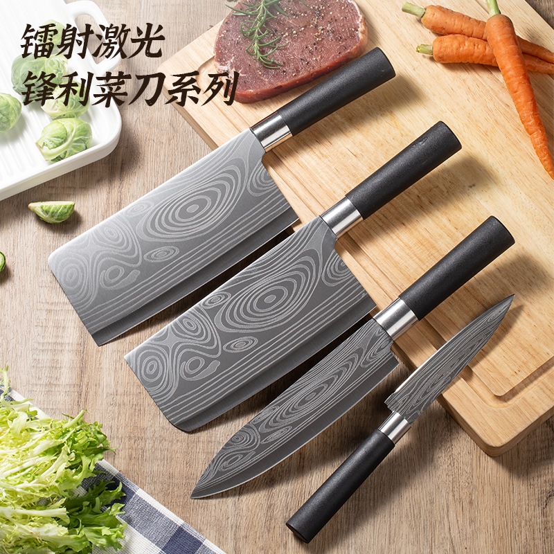 Yangjiang Cutter suit Damascus Household Sharp Chef Cutting Meat Slice Stainless Steel Chopper Chopper Super Fast