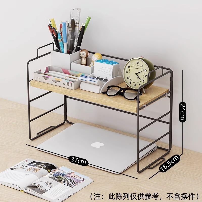 단일 레이어 37X17X24CM 로그 컬러 블랙 랙