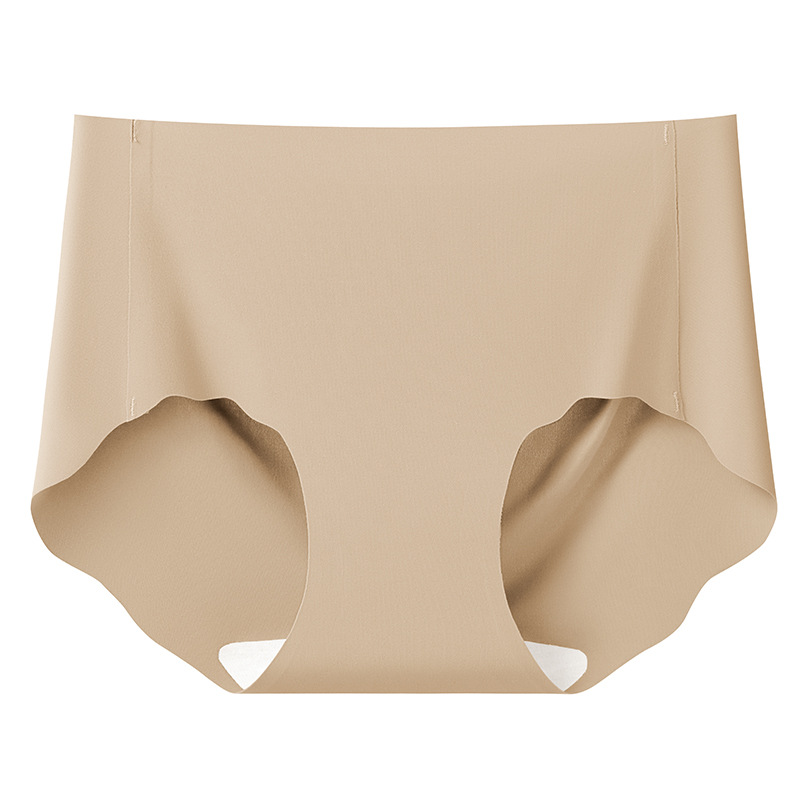 Bragas de seda de hielo sin costuras con entrepierna larga, entrepierna de seda de morera, entrepierna antibacteriana, ejercicio de yoga sin costuras, cadera de melocotón, calzoncillos para mujer