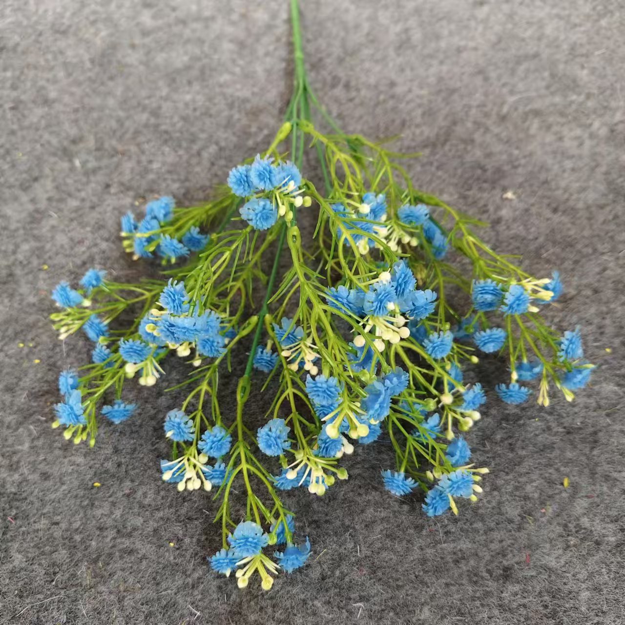 Nuevo pegamento suave con la sensación de mano lleno de flores de simulación de flores de boda decoración de ventanas del hotel en el hogar colocando flores falsas de comercio exterior