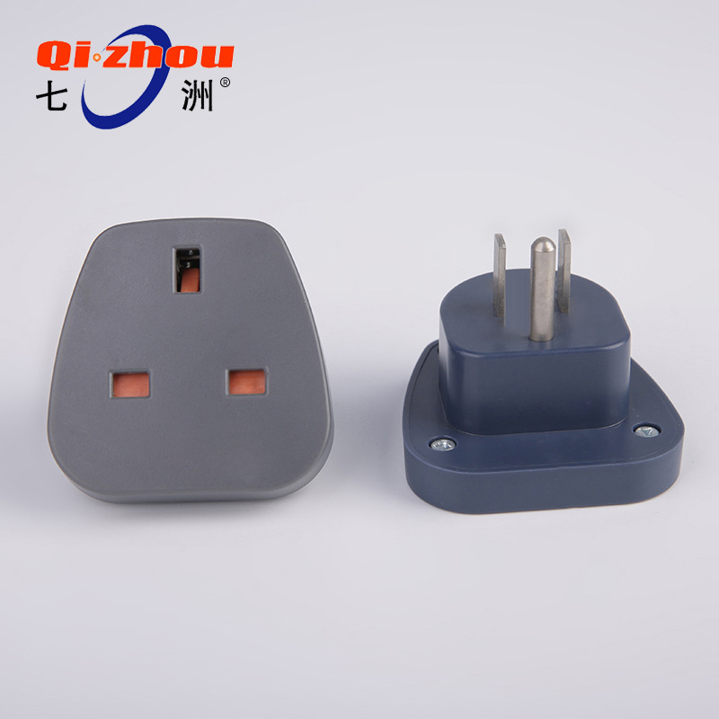 厂家供应美式脚-英式孔转换器 美国旅行便携美标转换插头现货