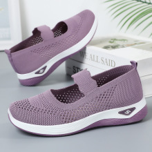 鞋子女鞋跨境shoes批发中老年妈妈鞋透气老北京布鞋轻便健步鞋