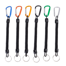 伸缩钓鱼绳工厂直销路亚渔具 中号失手绳 护竿绳电话线型路亚工具