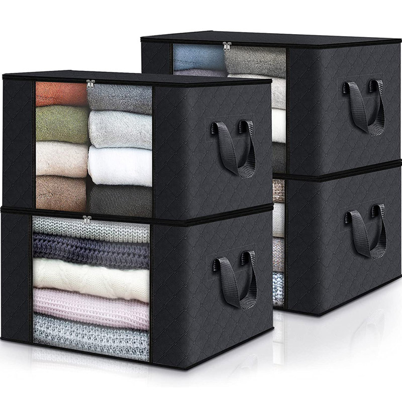 Amazon transfronteriza plegable edredón ropa a prueba de polvo caja de almacenamiento bolsa de organización cama inferior edredón bolsa de almacenamiento