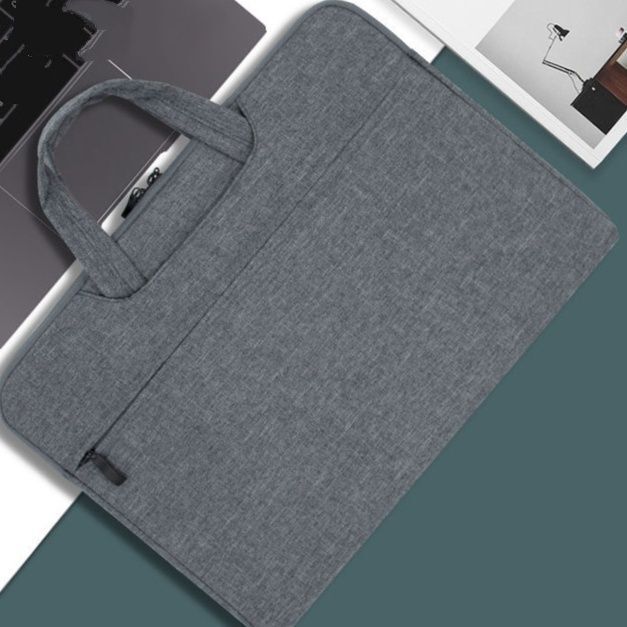 Plaid Oxford Cloth Notebook Protective Cover on Both Shoulders and Satchel 16inch with Accessible Luxury Texture Suitable for Apple and Tablets