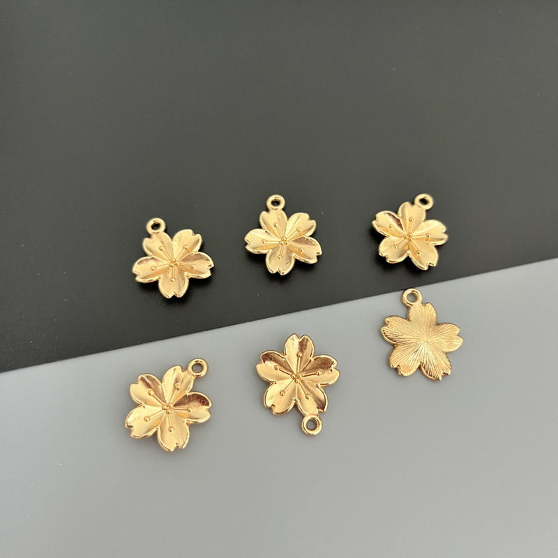 Flowers, Petals, Leaves, Cherry Blossoms, Alloy Accessories, Alloy Jewelry, DIY Decorative Accessories, Necklaces, Bracelets, Pendants Flowers, Petals, Leaves, Cherry Blossoms, Alloy Accessories, Alloy Jewelry, DIY Decorative Accessories, Necklaces, Bracelets, Pendants