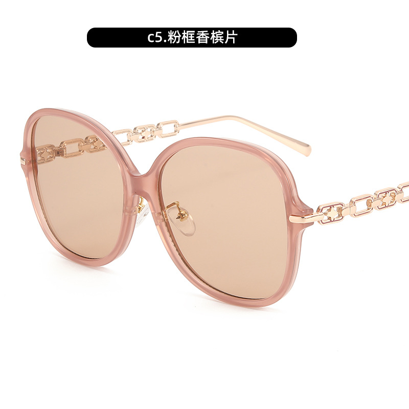 Gafas de sol de montura grande retro europeas y americanas