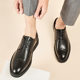 Autumn Carved Brock Genuine Leather Men's Shoes 2025 New Elevated Business Dress Shoes Men's British Wedding Shoes