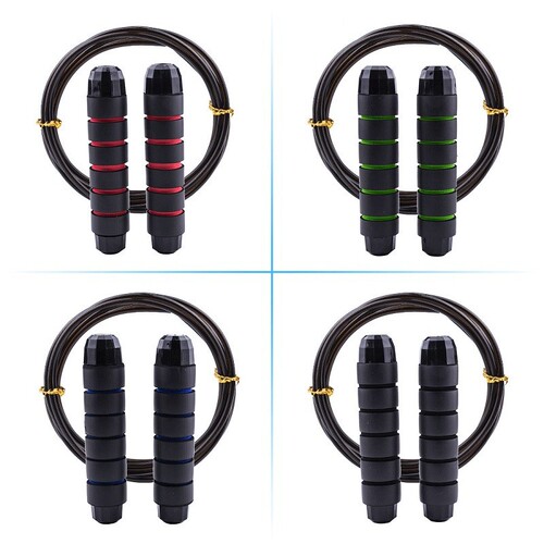 Factory direct supply cross-border bearing load wire skipping rope for student high school entrance exam special physical training bearing load skipping rope