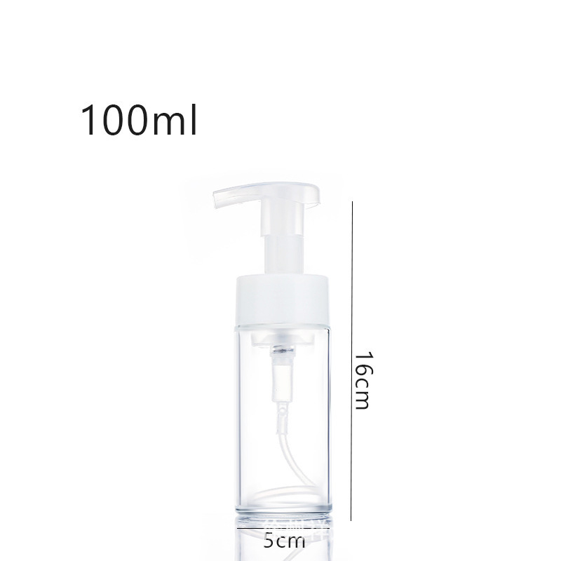 Botella de espuma de mousse 100ml botella espumante 150ml botella de lavado facial botella espumante botella de desinfectante de manos botella