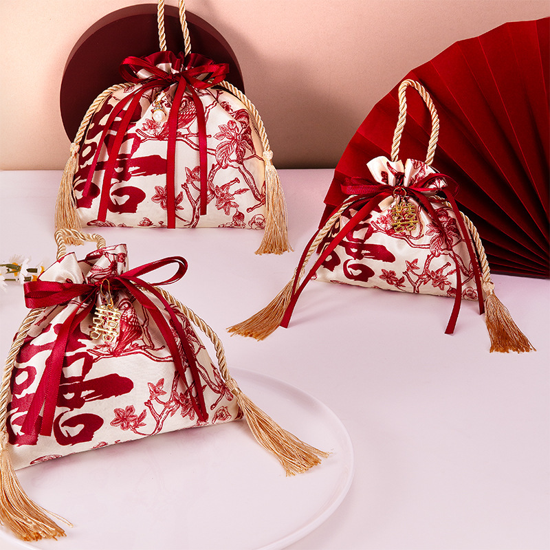Box, pack, bag, Chinese style, Birthday gift