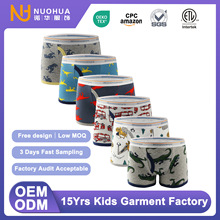 Combed Cotton Kids Underwear Custom, Eco Printing For Overse