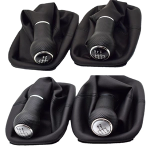 Volkswagen Golf 35 Qara PVC Sürət Qutusu Tutacağı PU Toz Qapağı