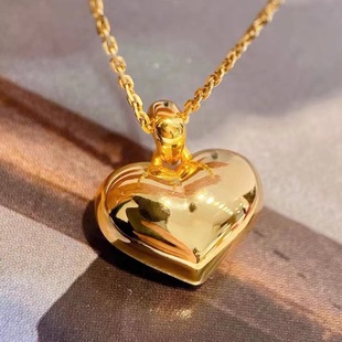 18K Gold Melon Seed Buckle Pendant Au750 Gold Wholesale DIY Bracelet Women's Jewelry Jewelry Accessories Accessories