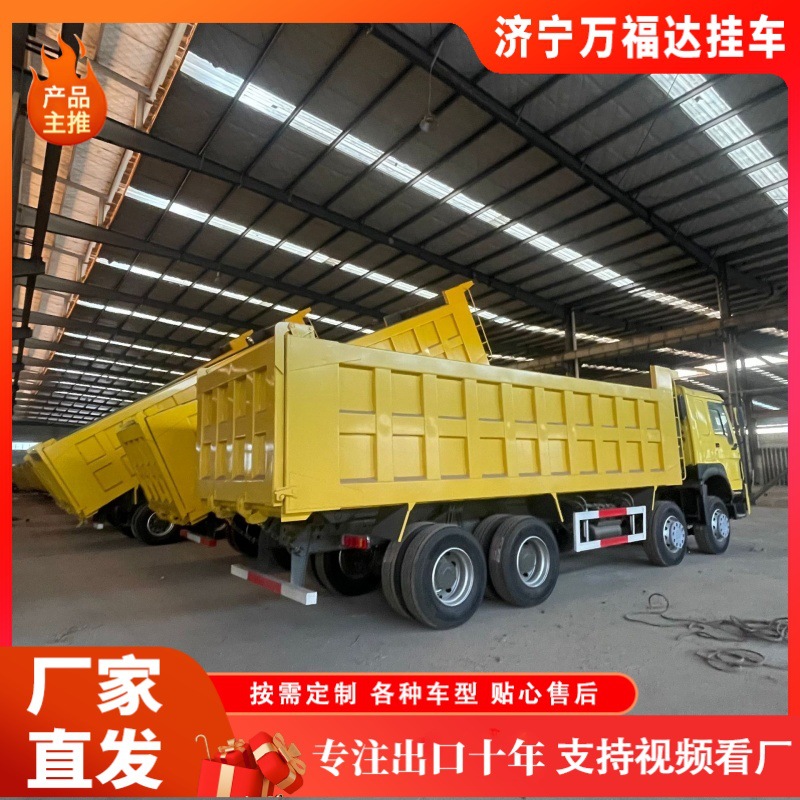 Howo 371 Truck, Brand New Dump Truck, Engineering Vehicle, Tipper Truck, 371 Horsepower, Trailer Truck, 10-Wheel Dump Truck