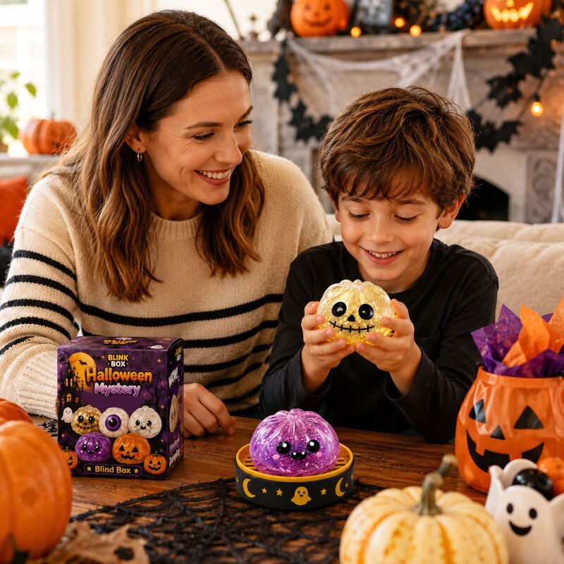 Cross-Border Popular Squishy Toy Halloween Gift Horror Dumpling Squishy Toy Bun-Shaped Gift Box Set Rebounding Toy Cross-Border Popular Squishy Toy Halloween Gift Horror Dumpling Squishy Toy Bun-Shaped Gift Box Set Rebounding Toy