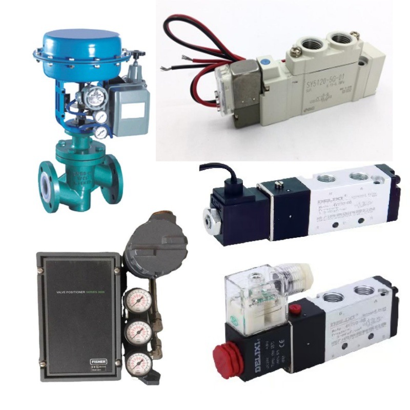 FISHER费希尔 3620J和浙大中控的阀门搭配国产电磁阀